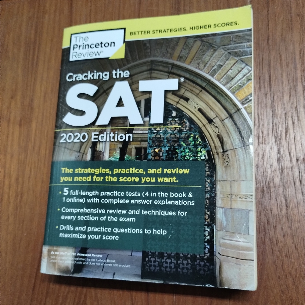 The Princeton Review Cracking the SAT 2020 Edition Book